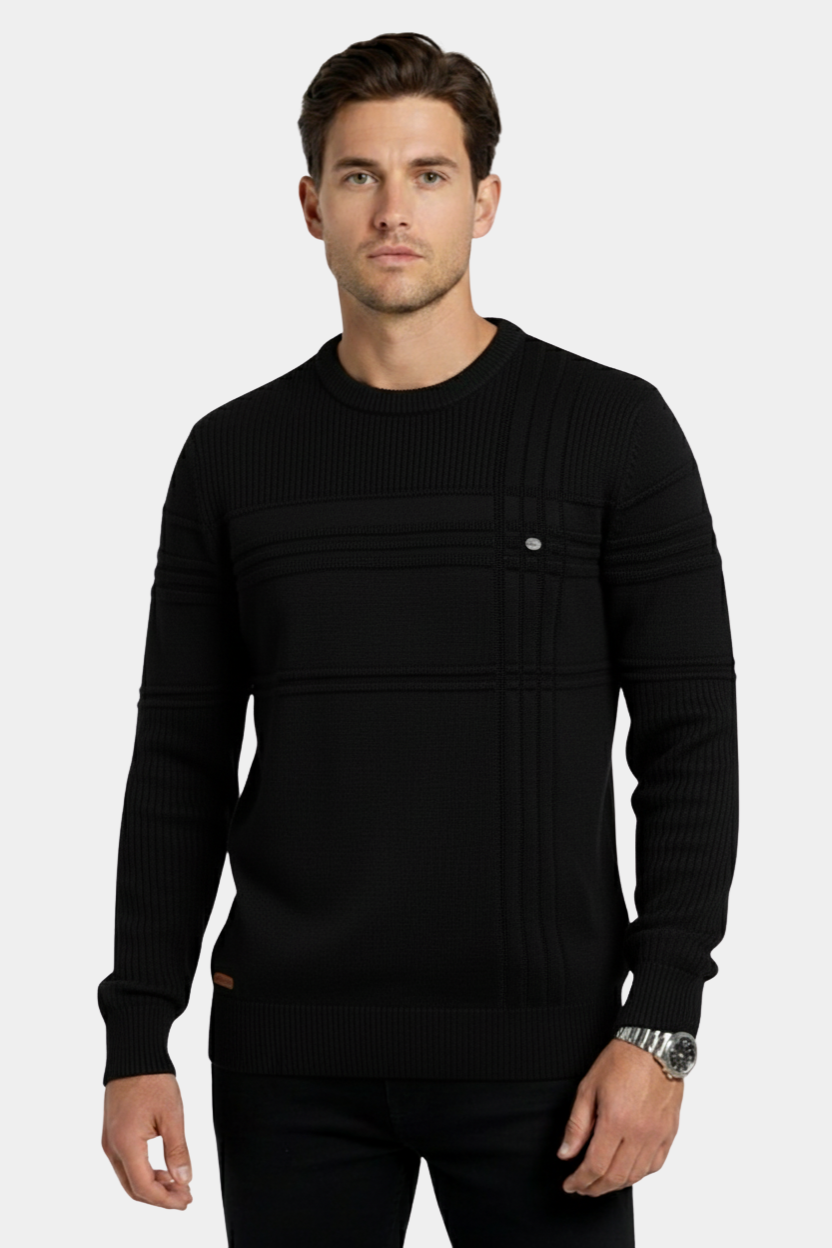 Der Architekt Pullover | Strukturiertes Design aus weicher Baumwolle